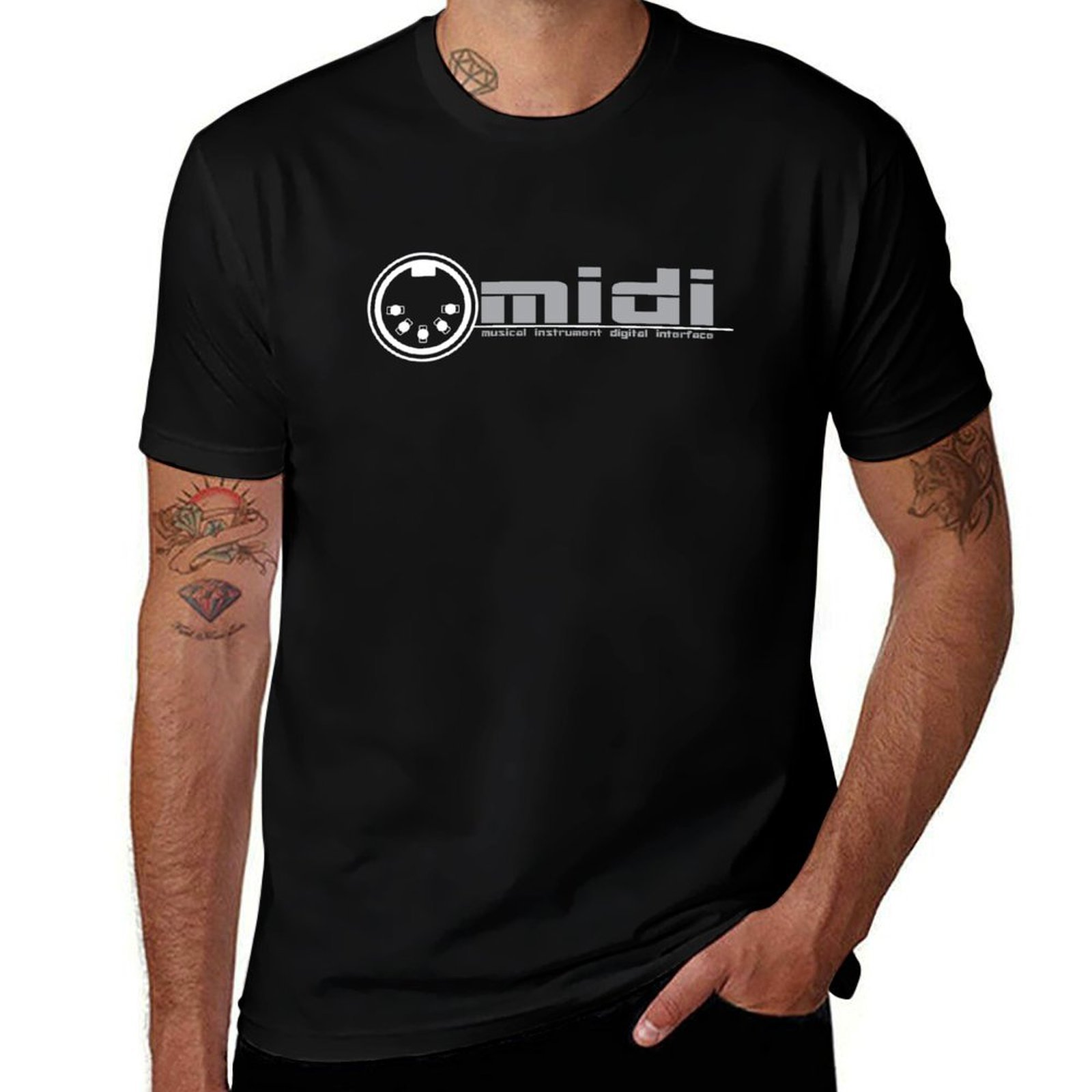 Musical Instrument Digital Interface (Midi) - MIDI - 악기 디지털 인터페이스 티셔츠