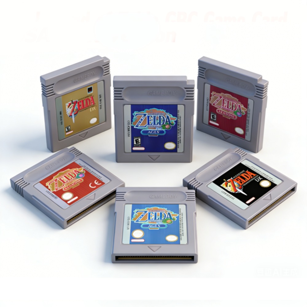Musical Instrument Zelda - 젤다 GBC 카드 16비트 비디오 게임