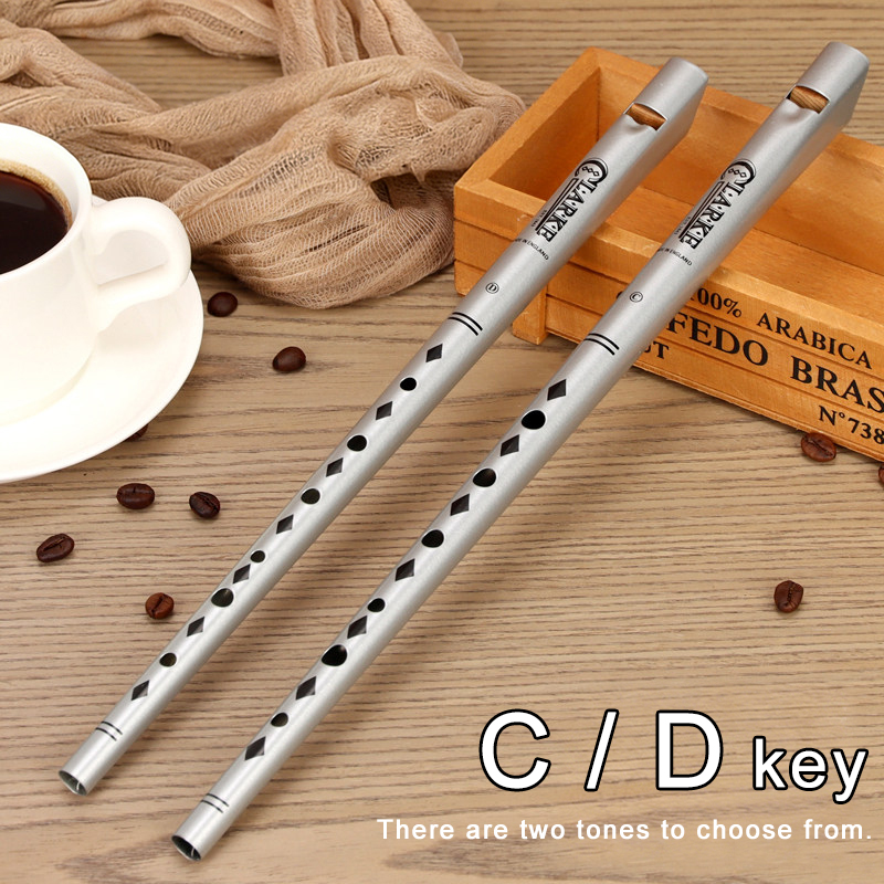 Musical Instrument Irish - 전통 클라크 플루트 실버 C/D 키
