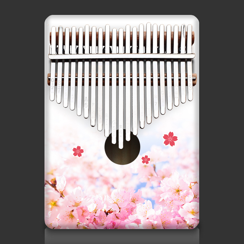 다채로운 21 키 칼림바 어린이 만화 손가락 피아노,  - Musical Instruments Cartoon 리뷰 및 가격