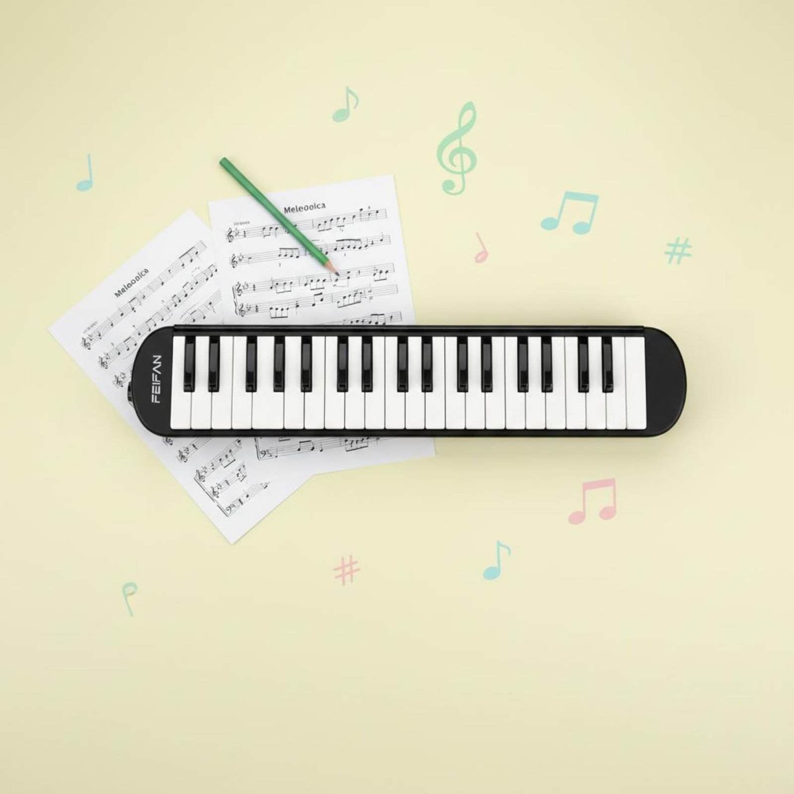 37키 멜로디카, 마우스피스와 튜브 포함, 윈드 피아노 - Melodica Keyboard Wind 리뷰 및 가격