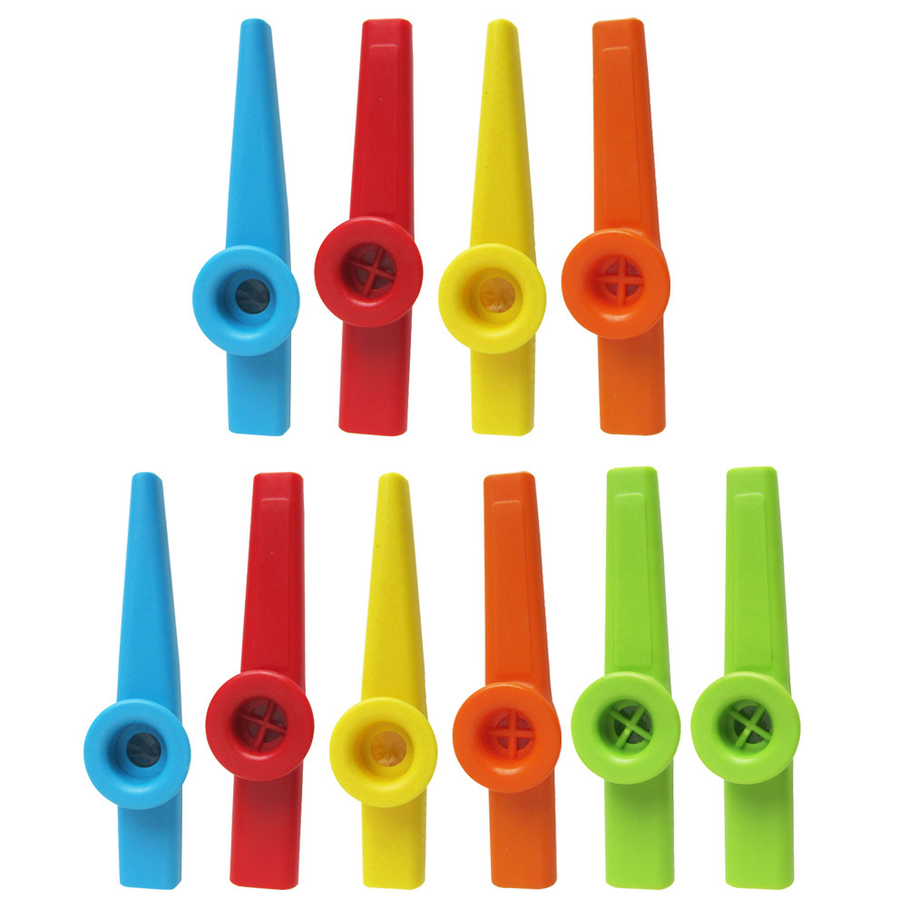 10Pcs Kazoo 악기 다채로운 플라스틱 Kazoo - Musical Instrument Easy To Learn 리뷰 및 가격