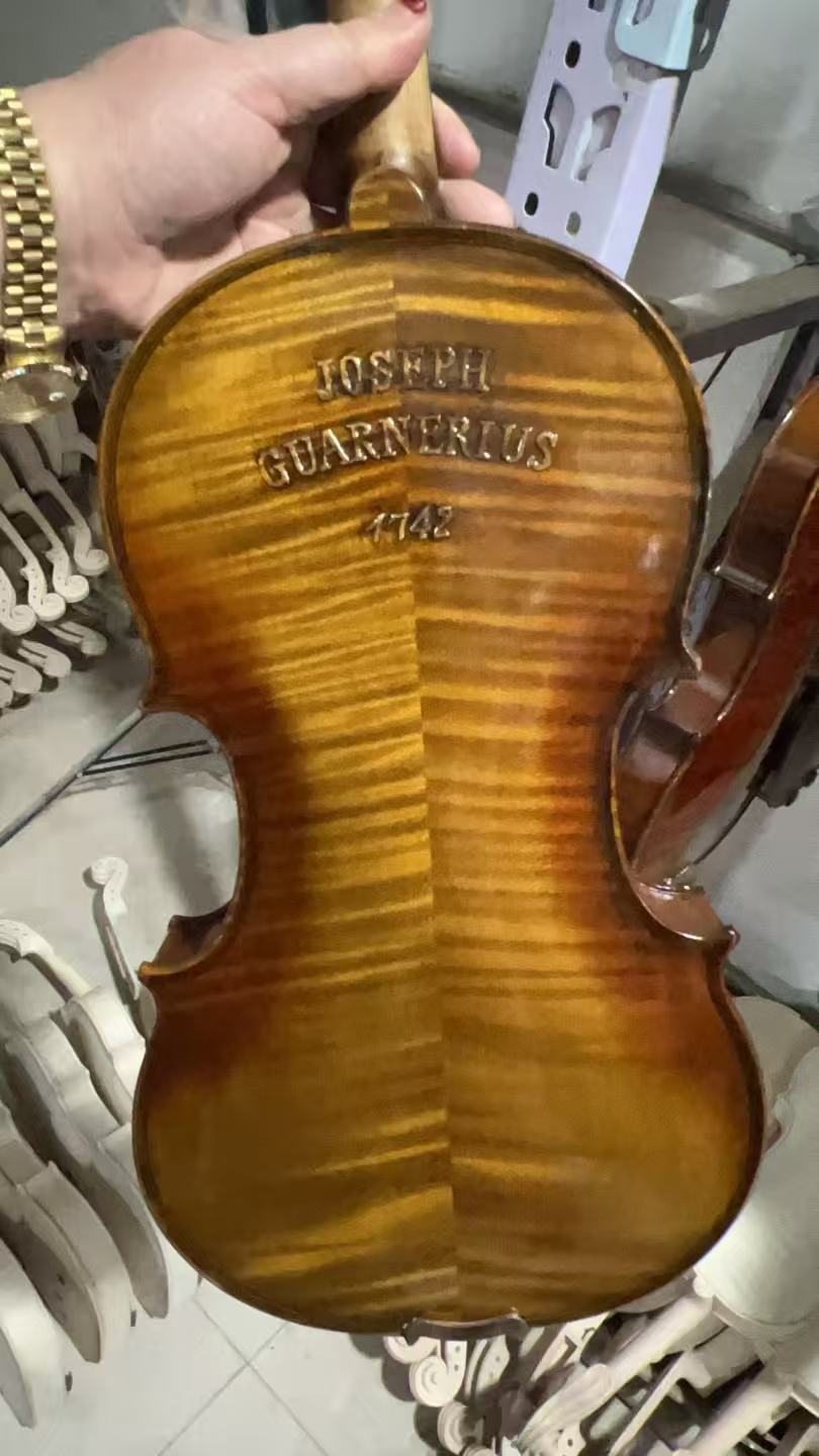 악기 4/4 카빙 1742 바이올린 유럽산 플레임 메이 - Musical Instruments Online 리뷰 및 가격