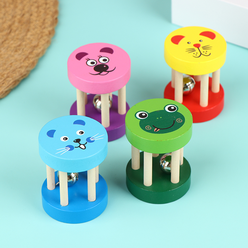 어린이 만화 나무 캐스터네츠 5개 스터드 딸랑이 벨 베 - Musical Instruments Cartoon 리뷰 및 가격