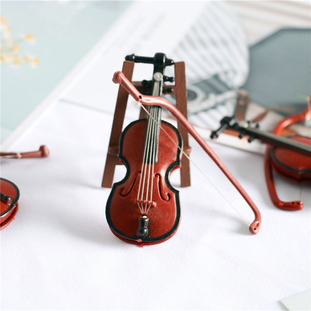 미니어처 인형 악기, 1/12 스케일 피아노 바이올린  - Musical Instruments Cartoon 리뷰 및 가격