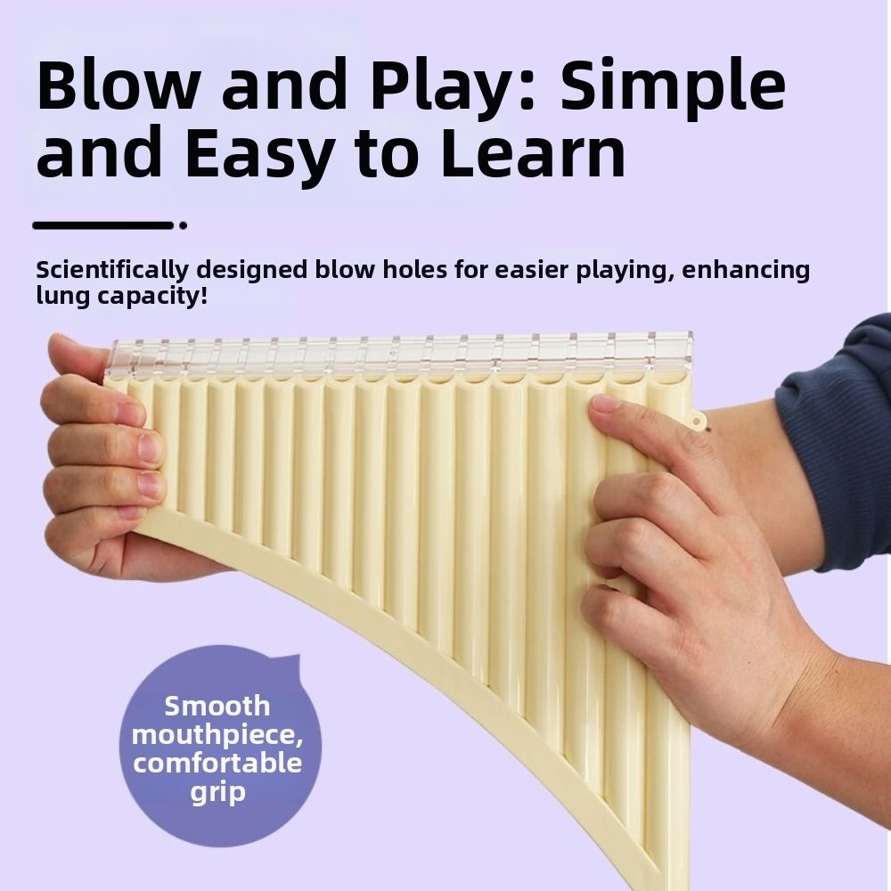 18개의 파이프 C 스케일 팬파이프 인체공학적 전문 팬 - Musical Instrument Easy To Learn 리뷰 및 가격