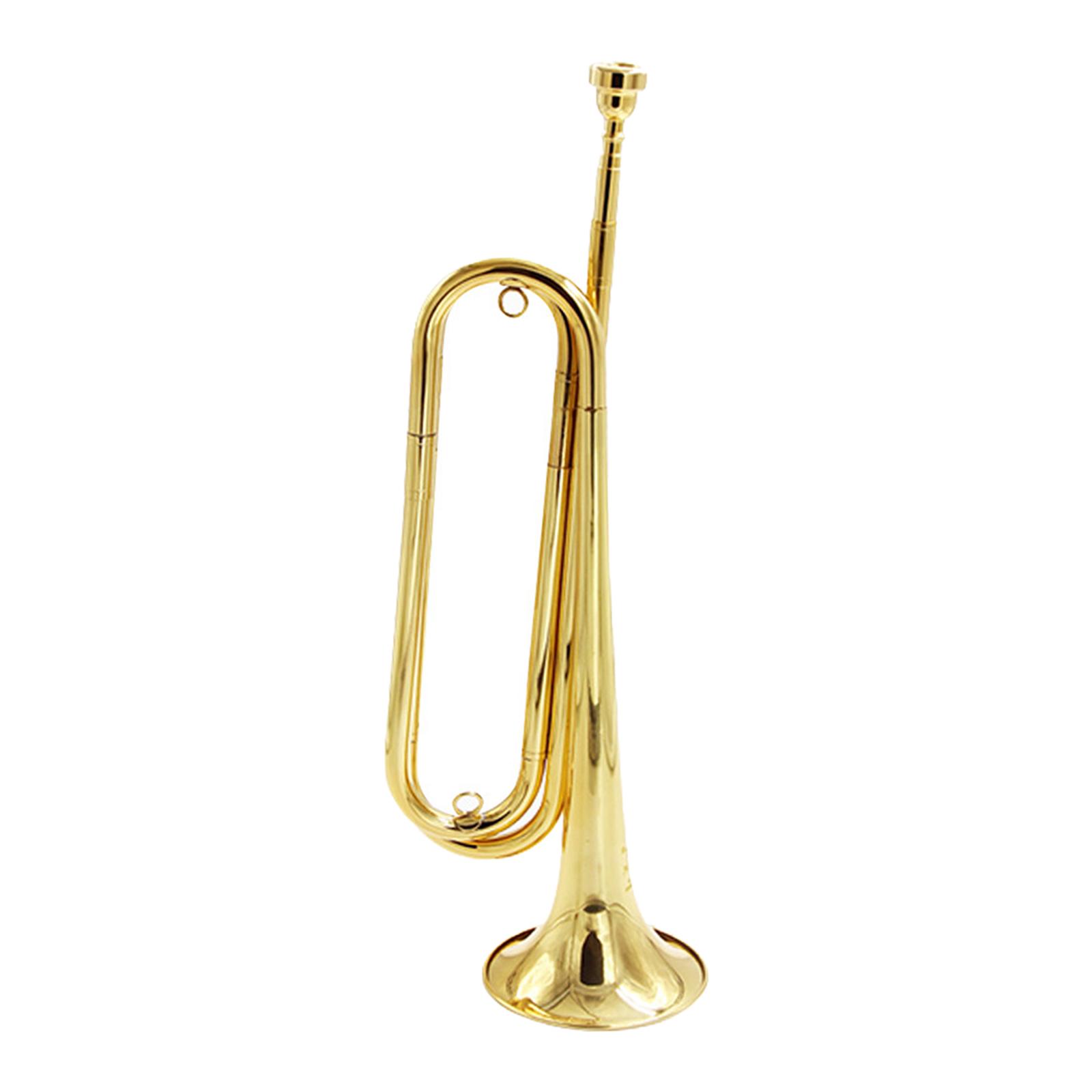 황동 날리는 나팔 기병 트럼펫, 7C 마우스피스, 빈티 - Musical Instrument Bugle 리뷰 및 가격