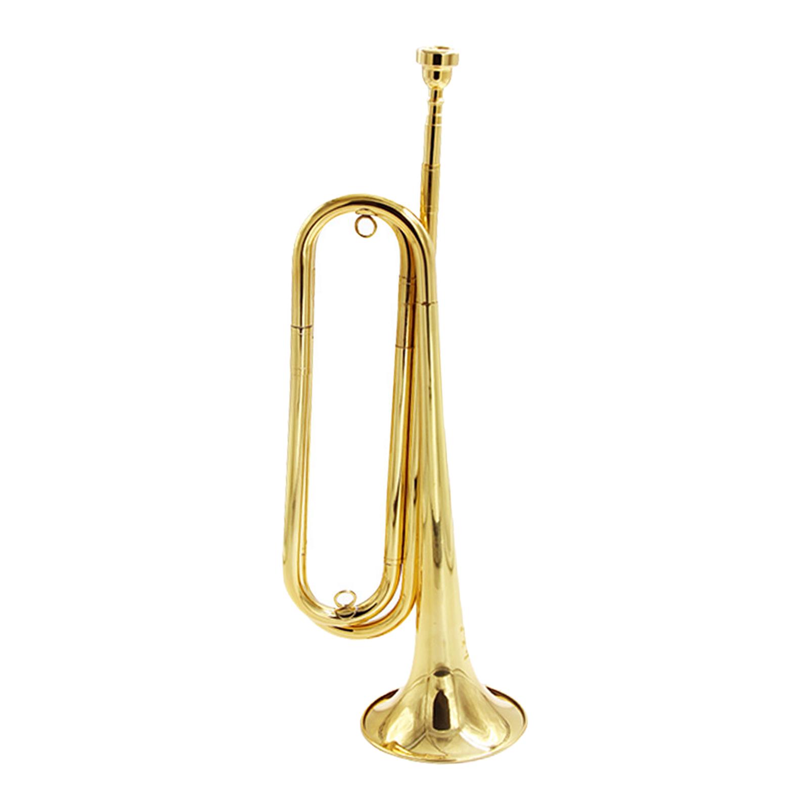 황동 날리는 나팔 기병 트럼펫, 7C 마우스피스, 빈티 - Musical Instrument Bugle 리뷰 및 가격
