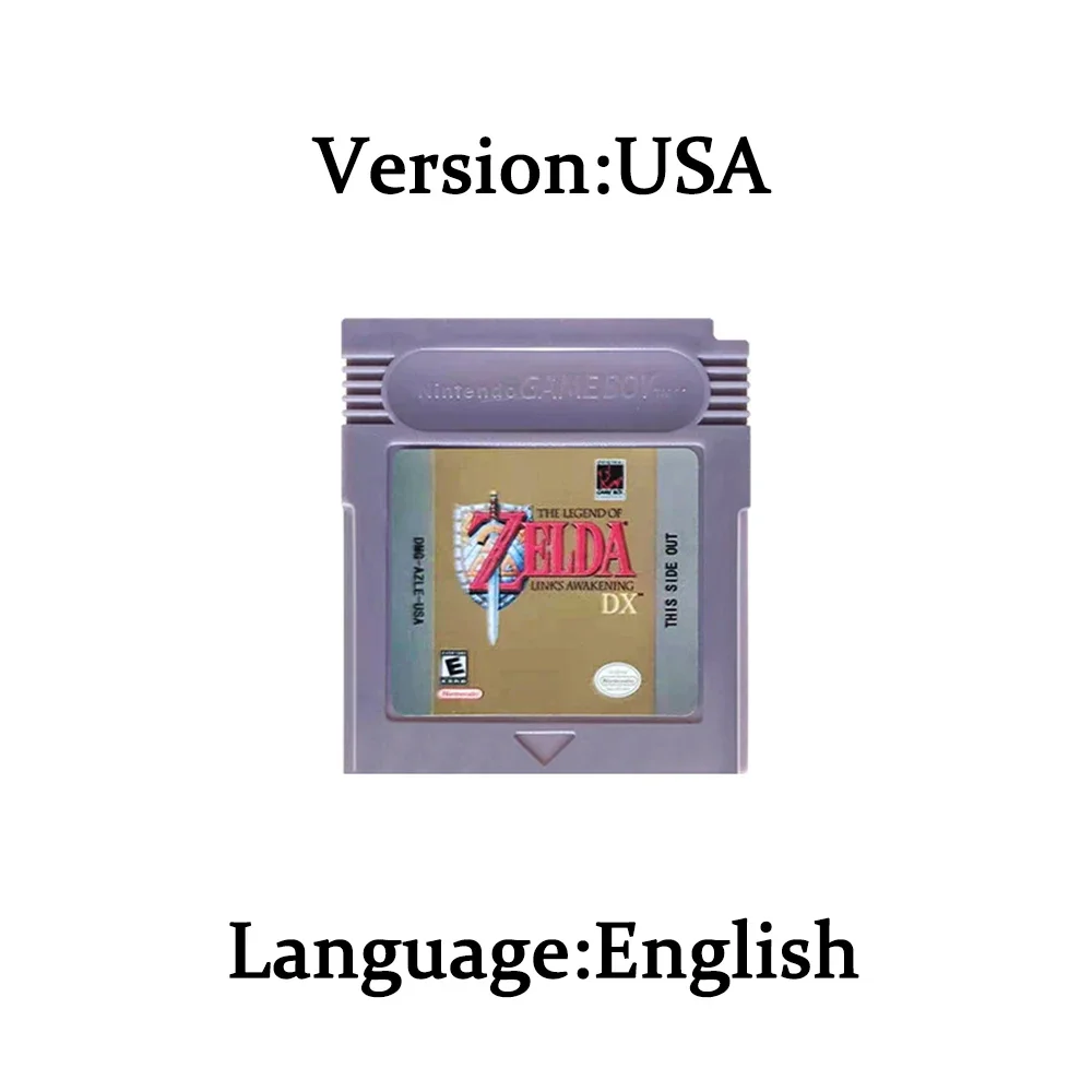 젤다 GBC 카드 16비트 비디오 게임 카트리지 콘솔  - Musical Instrument Zelda 리뷰 및 가격