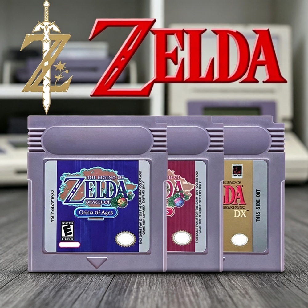 3가지 스타일 미국판 젤다 GBC 16비트 비디오 게임 - Musical Instrument Zelda 리뷰 및 가격
