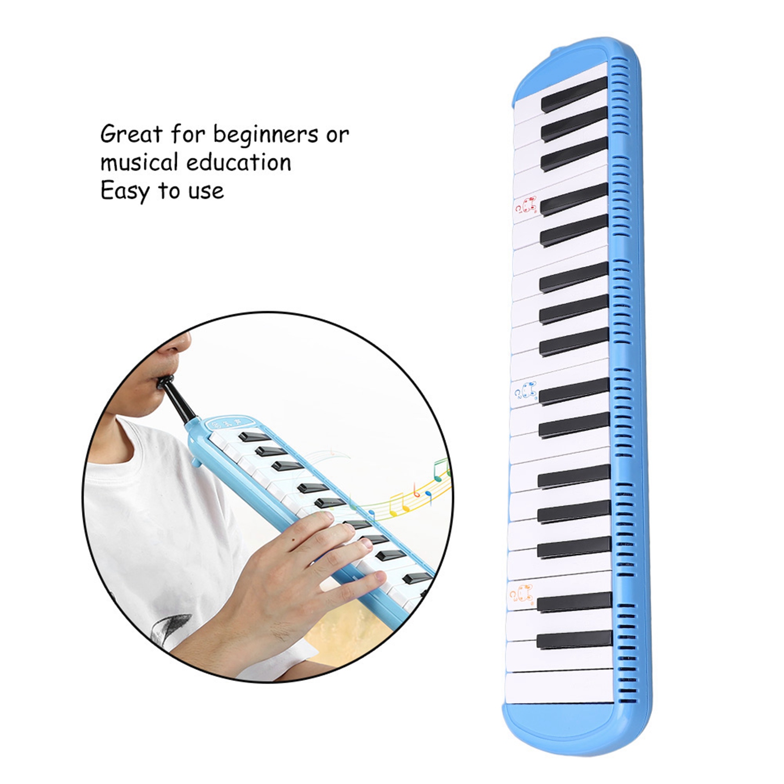 멜로디카 37키 관악기 블루 레진 바디 스테인리스 스틸 - Musical Instrument Melodica 리뷰 및 가격