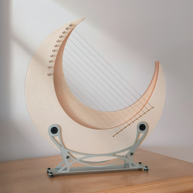 초승달 모양의 하프, 틈새 악기, 문하프, 소형 15현 - Musical Instrument Easy To Learn 리뷰 및 가격
