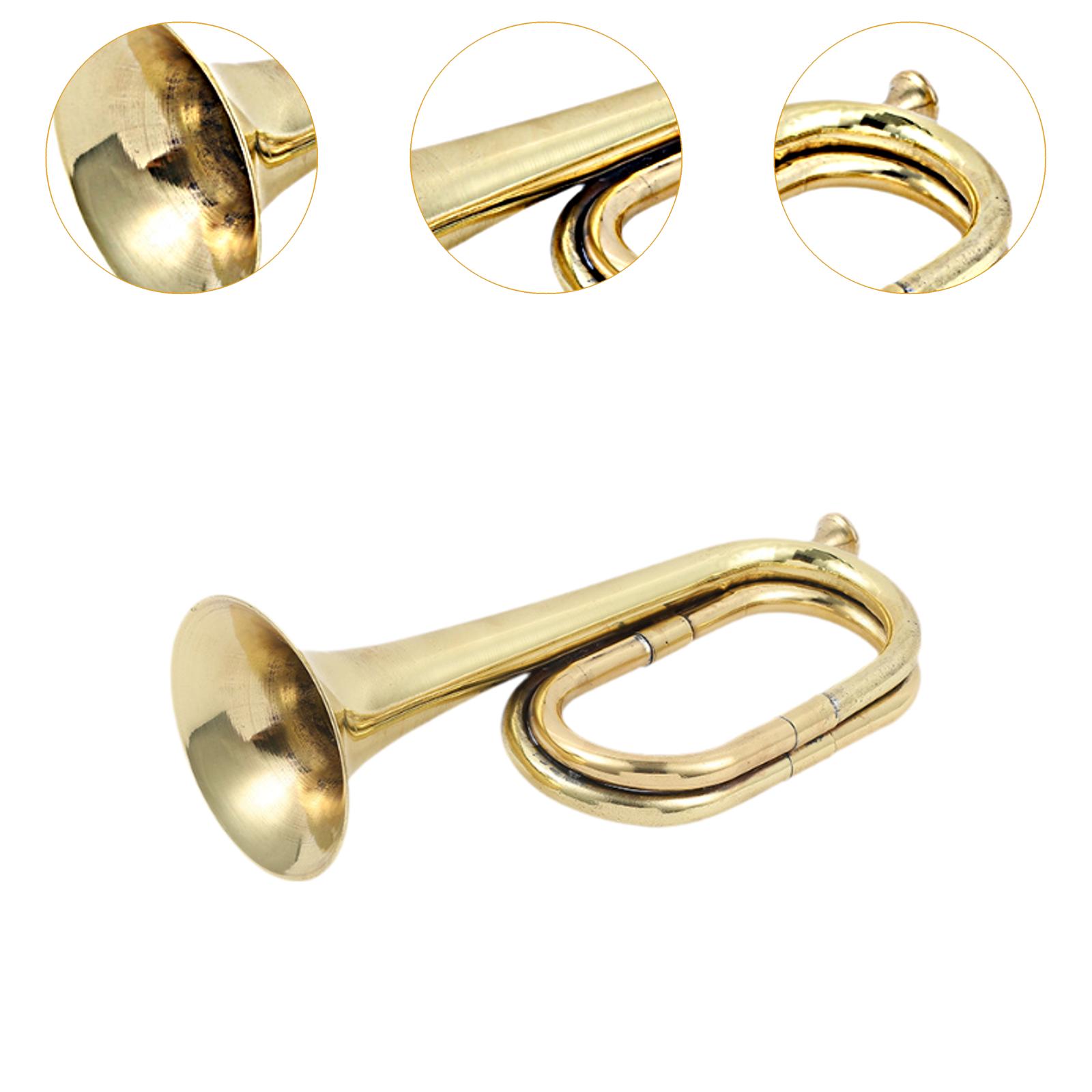 황동 나팔 트럼펫 소품 악기 대구경 야외 브라스 밴드  - Musical Instrument Bugle 리뷰 및 가격