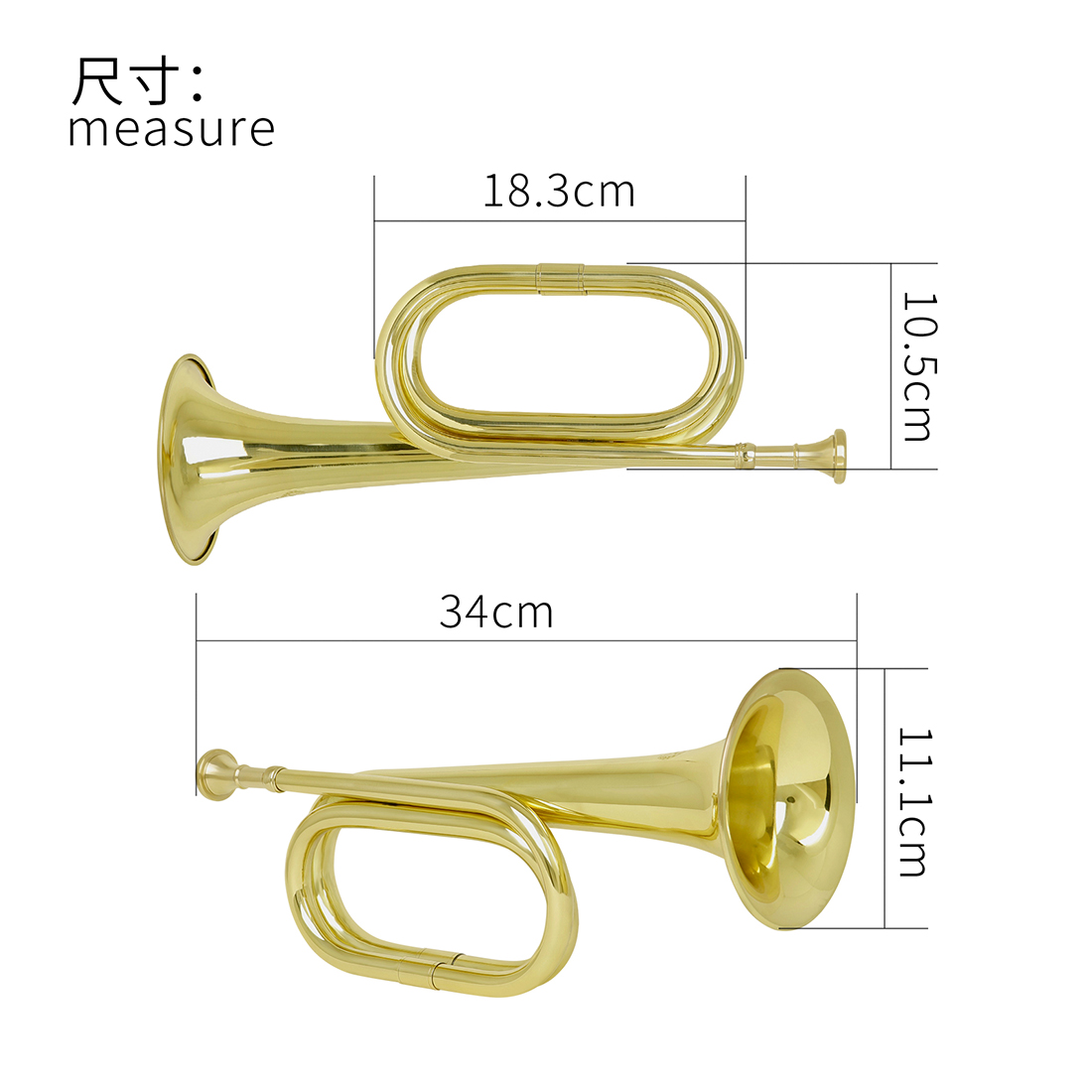 M MBAT 나팔 호출 트럼펫, 황동 기병 경적, 군사 - Musical Instrument Bugle 리뷰 및 가격