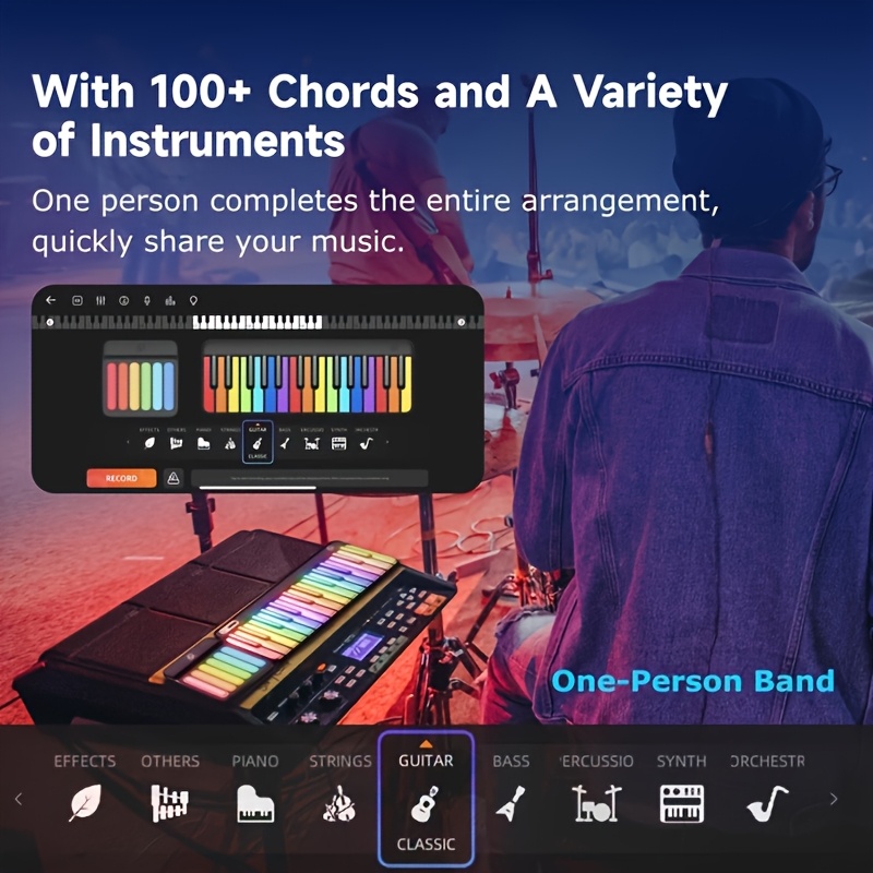 세련된 LED 백라이트 팝업피아노 스마트 디지털 피아노 - Musical Instrument Easy To Learn 리뷰 및 가격
